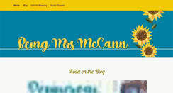 Desktop Screenshot of beingmrsmccann.com